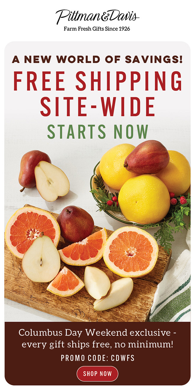 Free Shipping Site-Wide