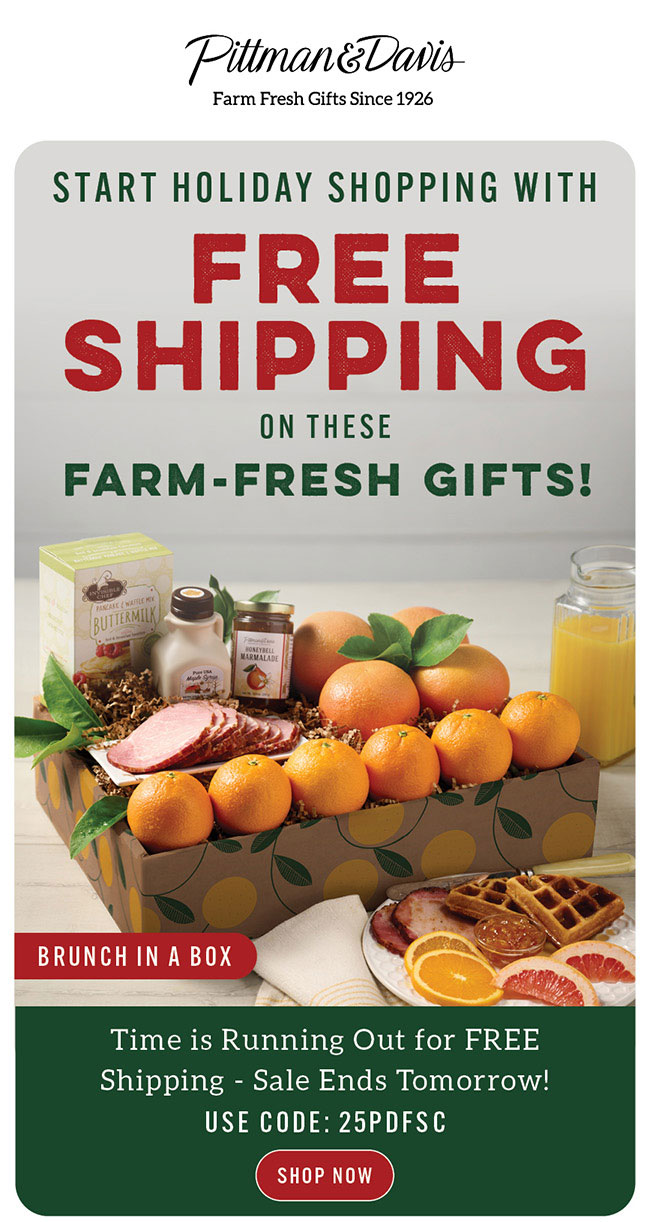 Free Shipping on Select Gifts