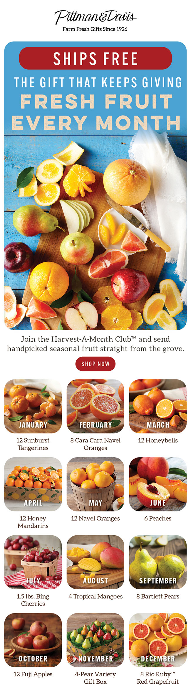 Harvest A month club
