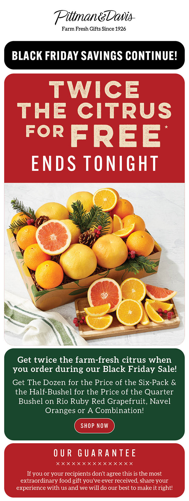 Twice the Citrus for FREE