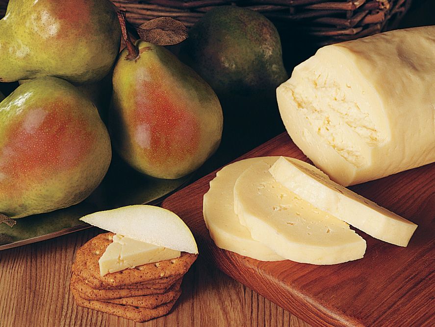 King Comice Pears and Havarti Cheese