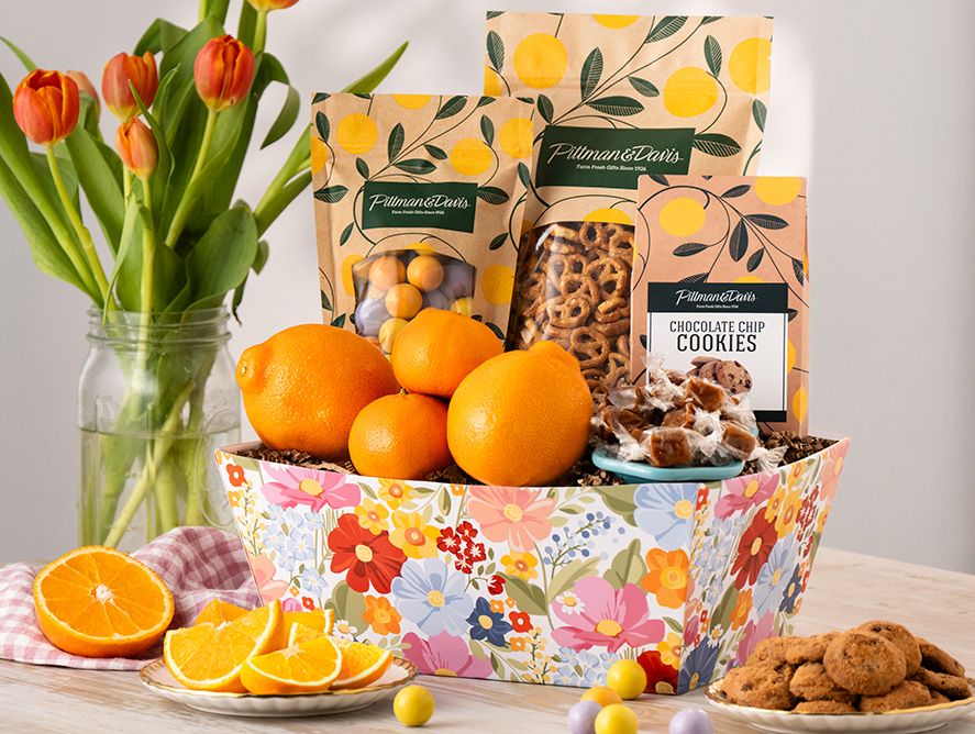 Springtime Floral Basket Box
