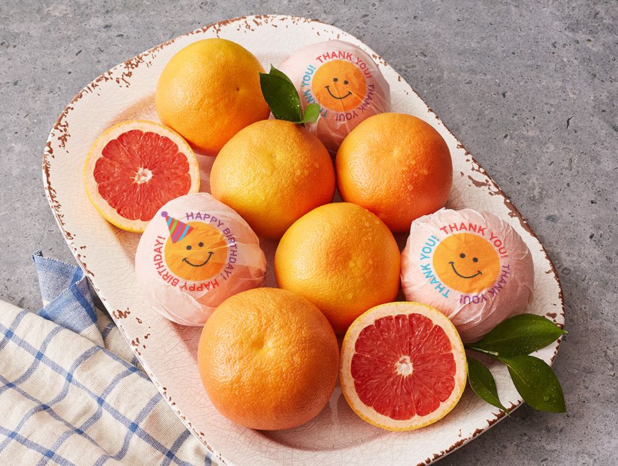 "Happy Birthday" Grapefruit