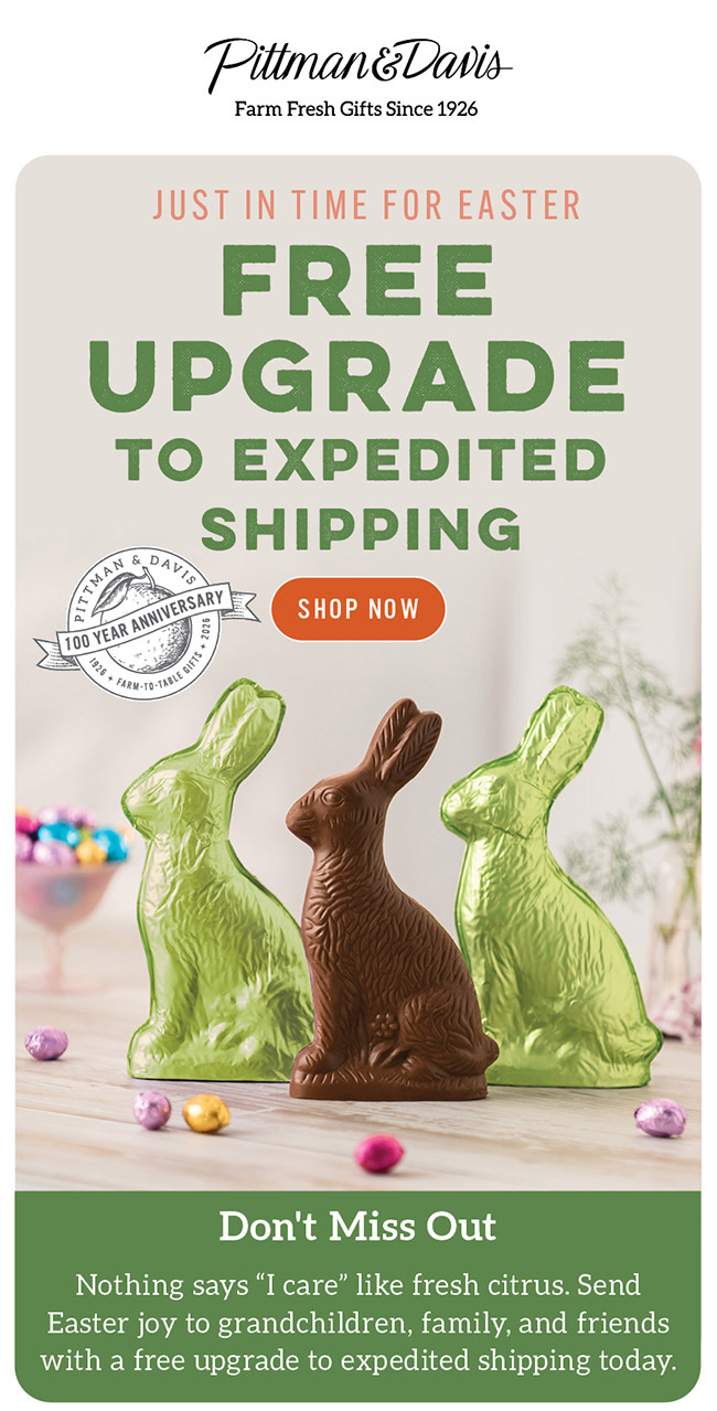 Easter Gifts Just in time