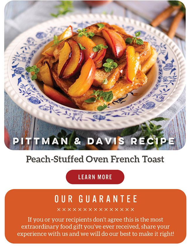 Peach-Stuffed Oven French Toast