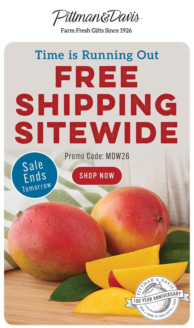 Free Shipping Sitewide