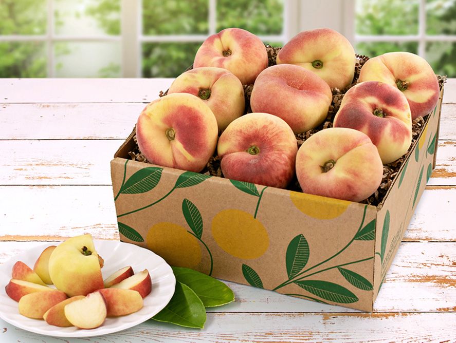 White Donut Peaches