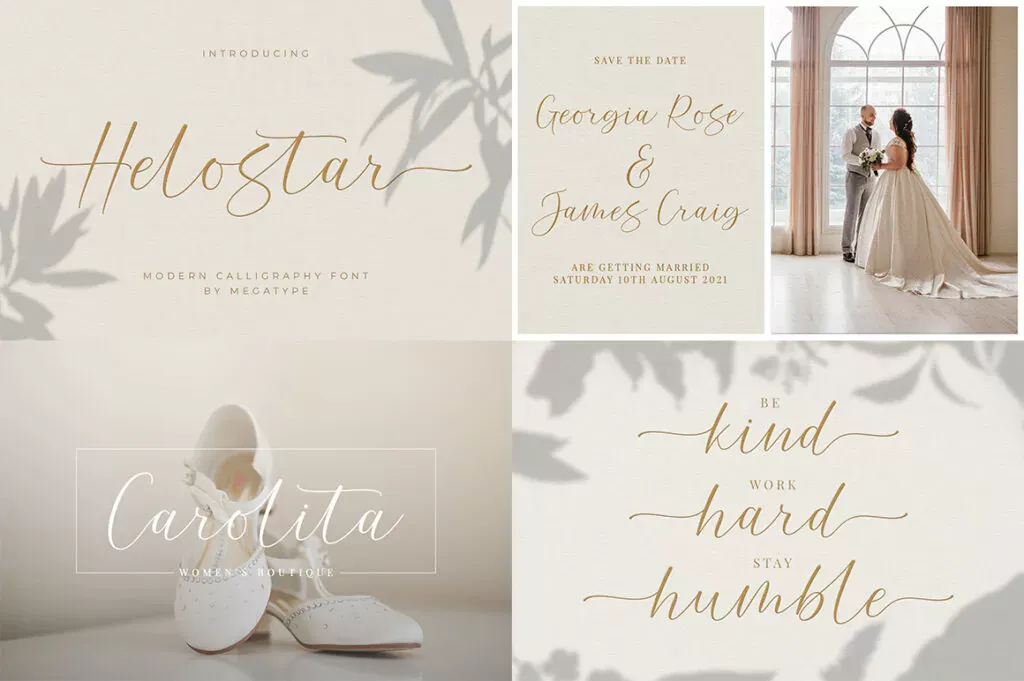 Preview of fonts