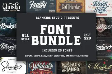 All Style Fonts Bundle