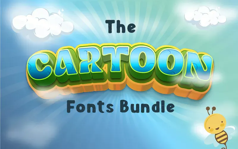 The Cartoon Fonts Bundle