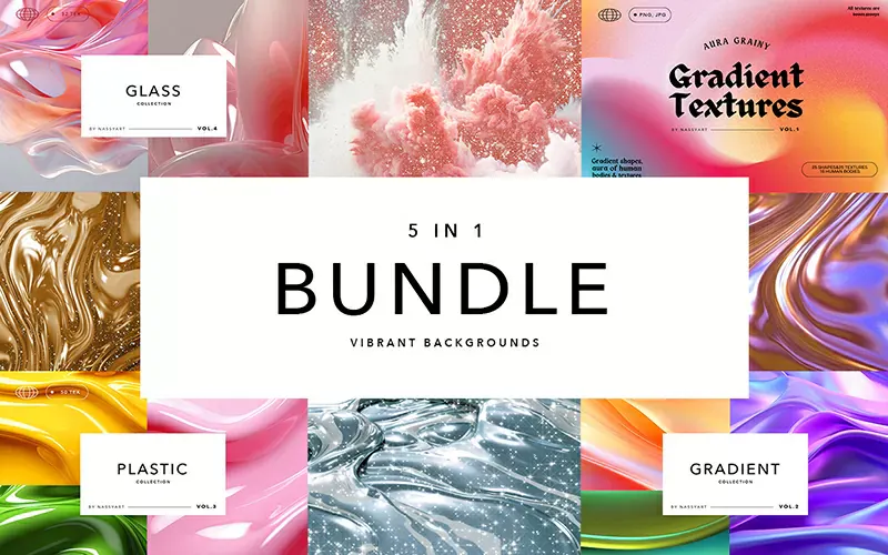 400+ Modern Backgrounds Bundle