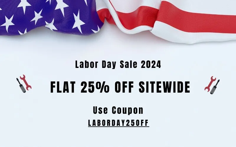 Limited Time! Labor Day 25% Off!
