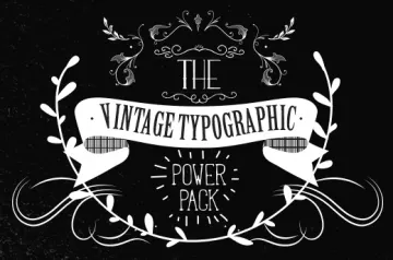 The Vintage Typography Power Pack
