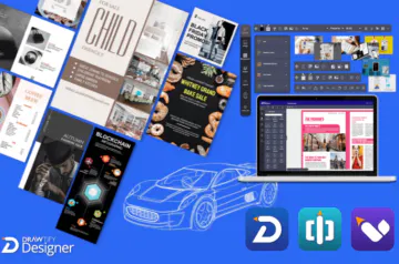 3 In 1 Drawtify Bundle- Designer + Logo Maker + InfoGraphic Creator