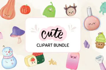 Adorably Cute Clipart Bundle
