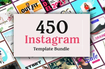 450 Templates For Instagram
