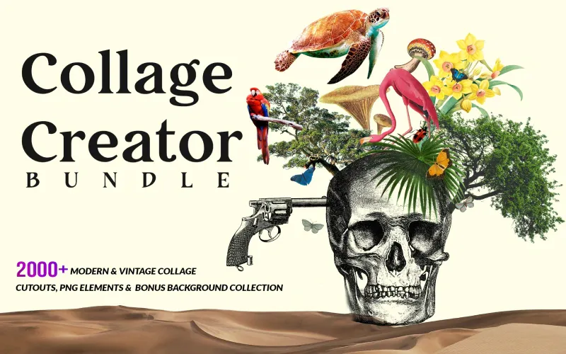 2000+ Vintage Cut-Out Images Bundle