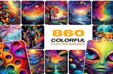 860 Colorful Wallpaper Bundle