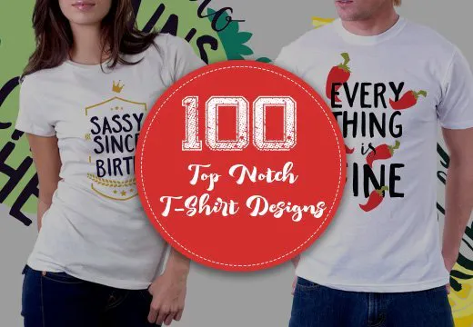 100 Top Notch Professional T-Shirt Designs