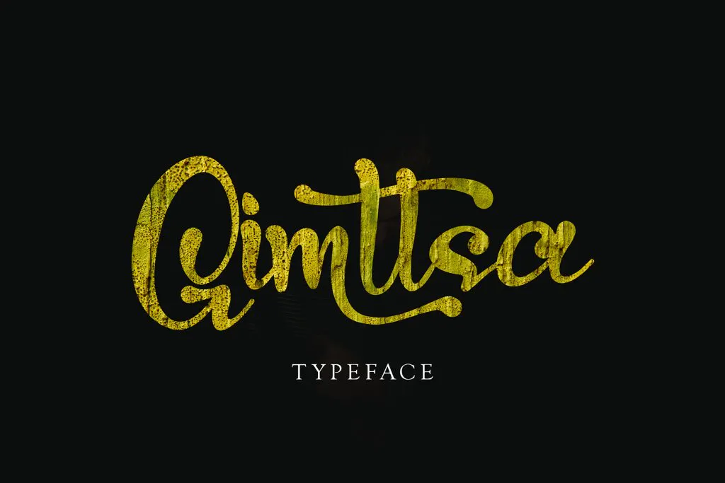 Preview Of Gimttsa Font Included In The Bundle