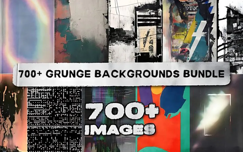 700+ Grunge Backgrounds Bundle