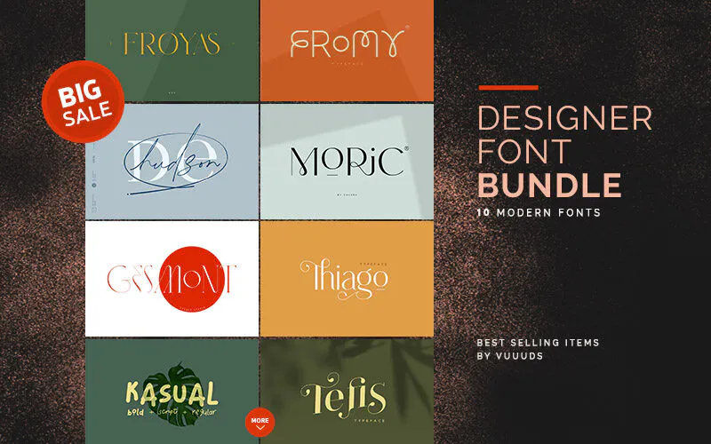 10 Designer Fonts Bundle