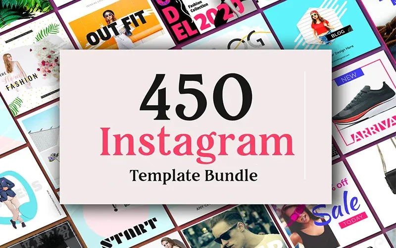 450 Templates For Instagram