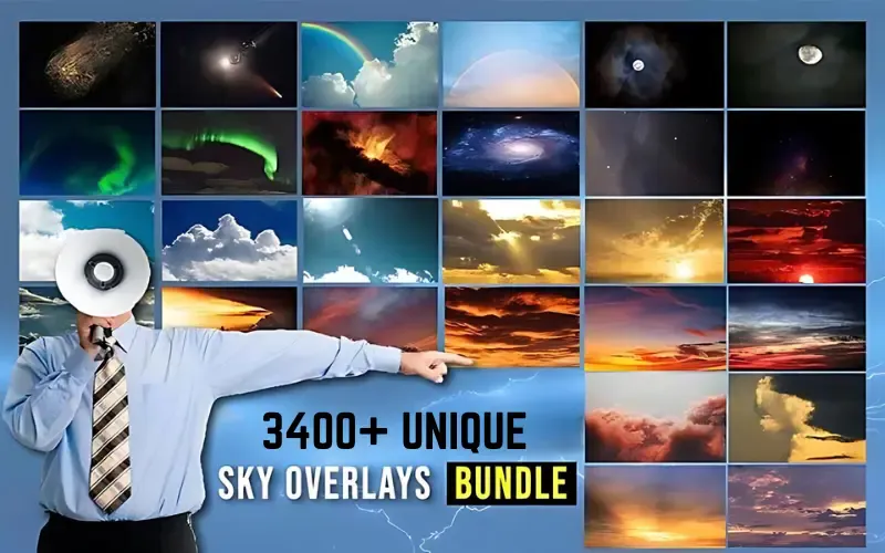 3400+ Unique Sky Overlays Bundle