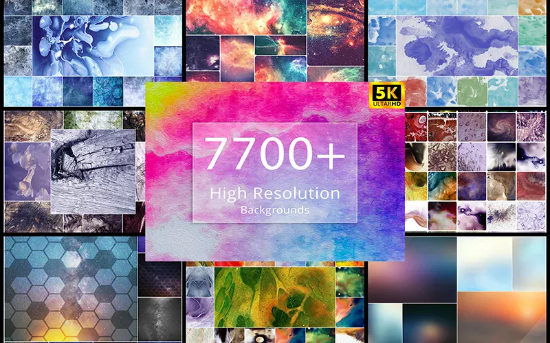 7700 High-Resolution Backgrounds Collection