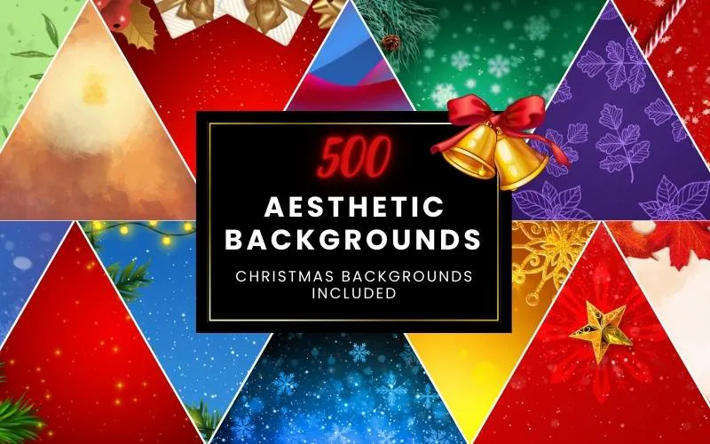 500 Aesthetic Backgrounds Collection
