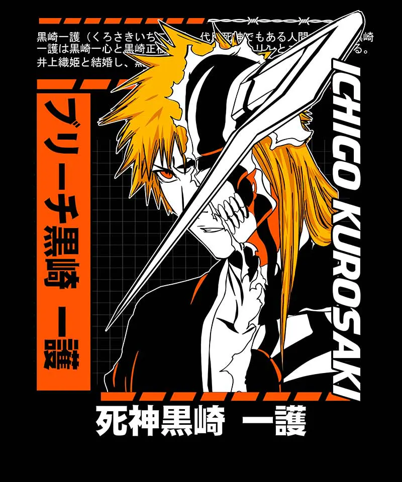 bleach tshirt deisgn