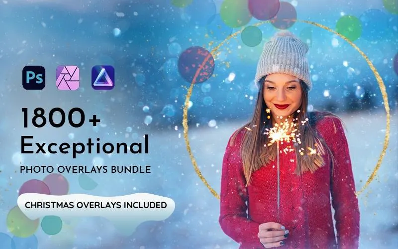 1800+ Exceptional Photo Overlays Bundle