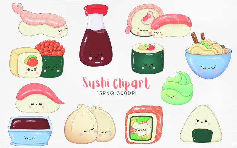 Sushi Clipart