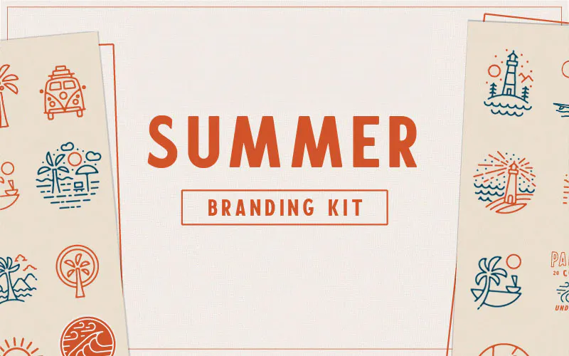 Summer Branding Kit – 130+ Elements