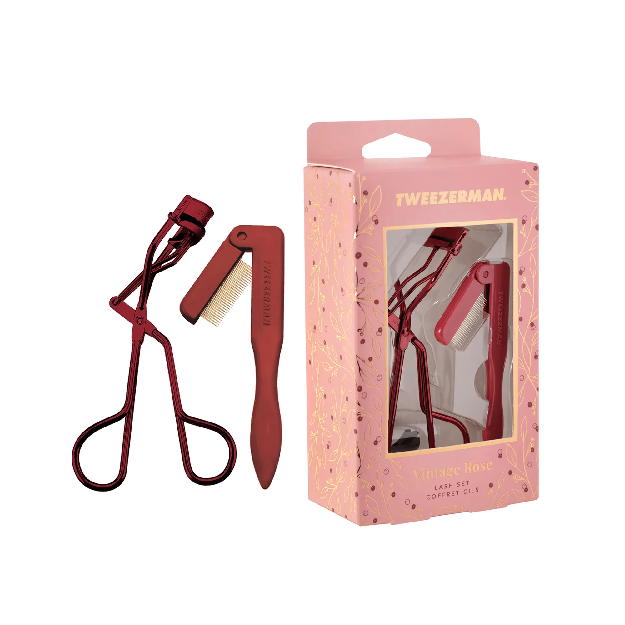 Image of Tweezerman Vintage Rose Lash Gift Set
