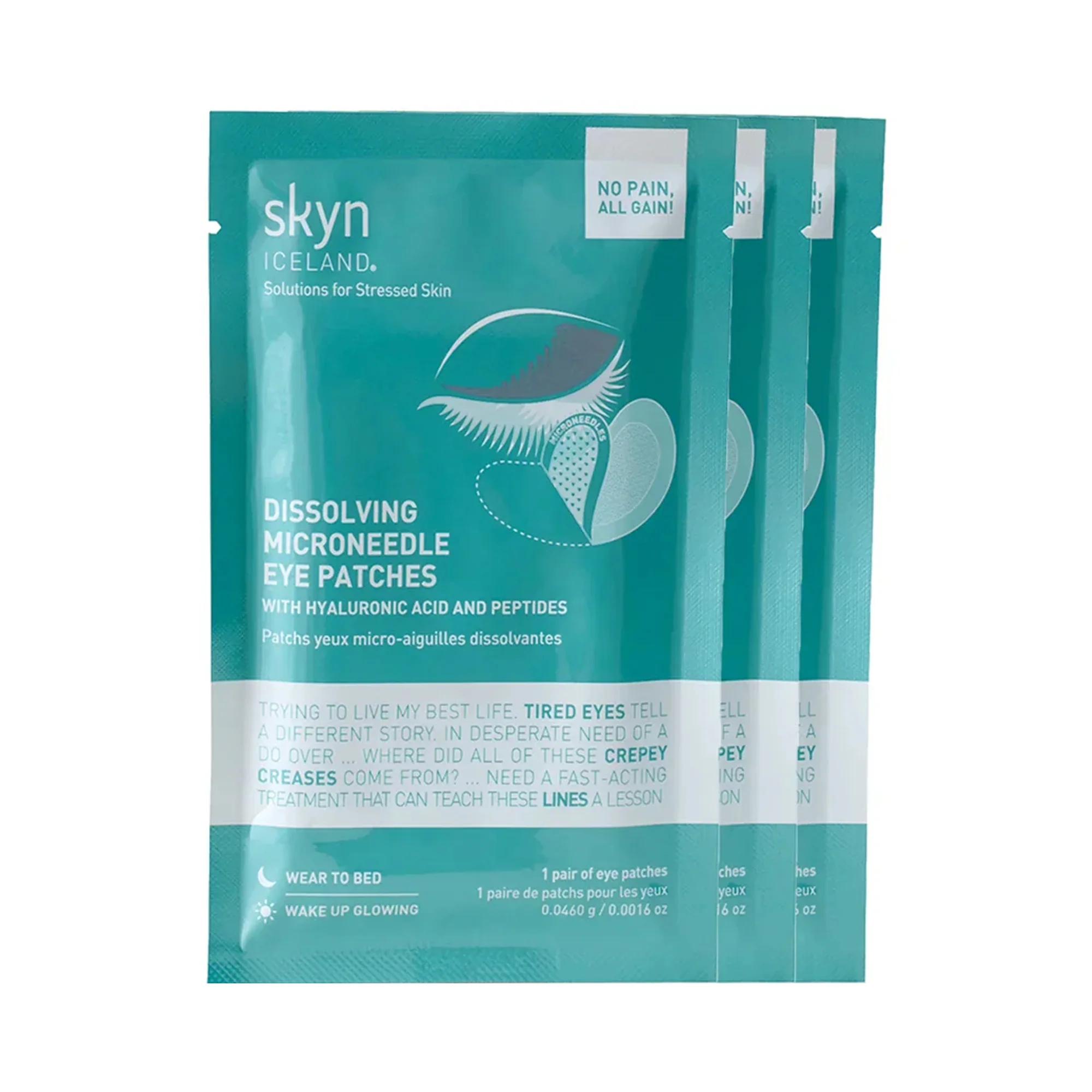 Image of Skyn Iceland Dissolving Microneedle Eye Patches 3-Pack
