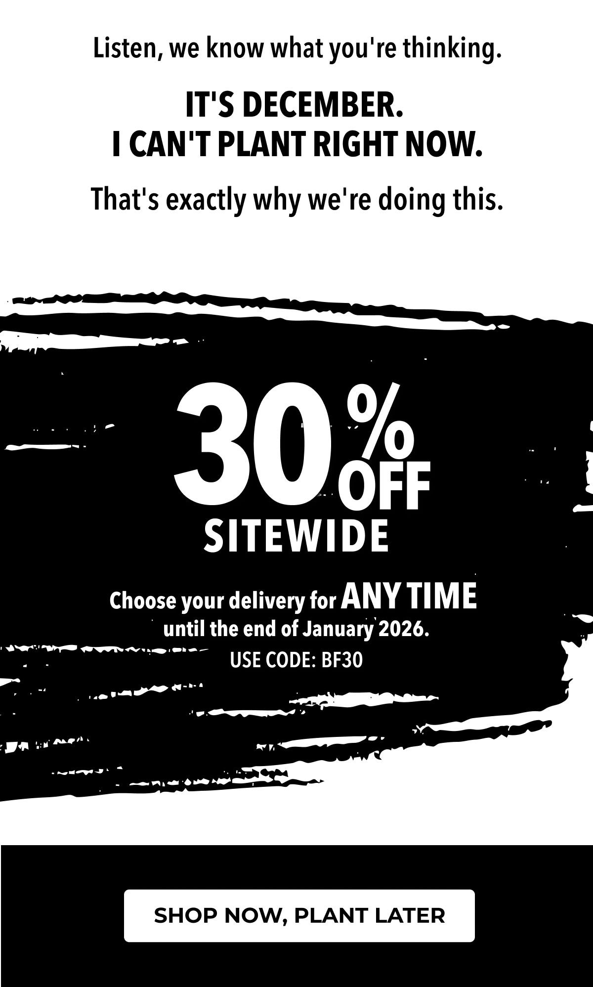 YOUR LAST CHANCE TO SAVE AN EXTRA 30% OFF