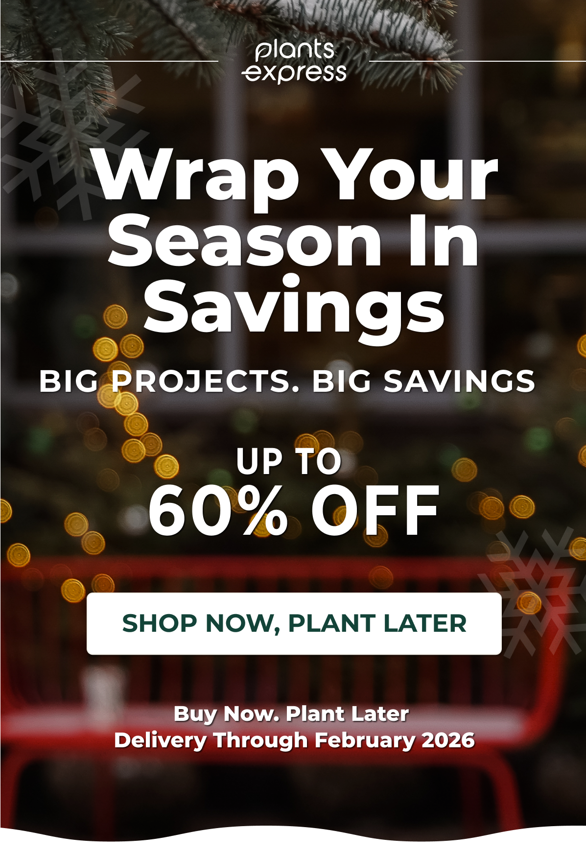 WHO SAID BLACK FRIDAY ISN'T FOR PLANT PEOPLE