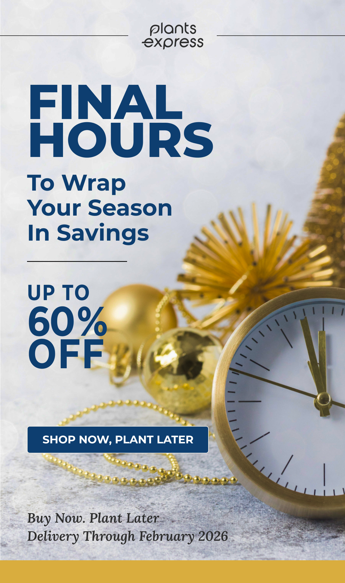 Final Hours To Wrap Your Season In Savings