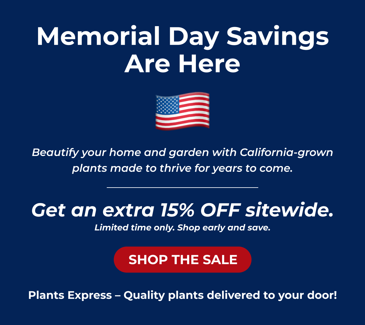 20% OFF SITEWIDE! USE CODE: GARDEN20  SHOP NOW
