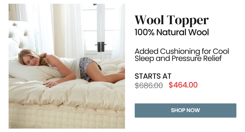 Alt="Natural Wool Topper"