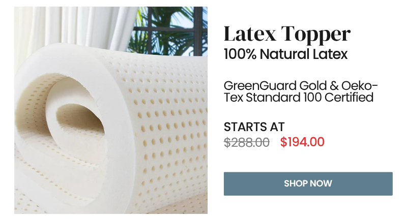 Alt="Organic Latex Topper"
