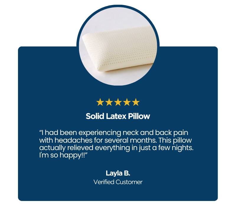 Alt="Solid Latex Pillow"