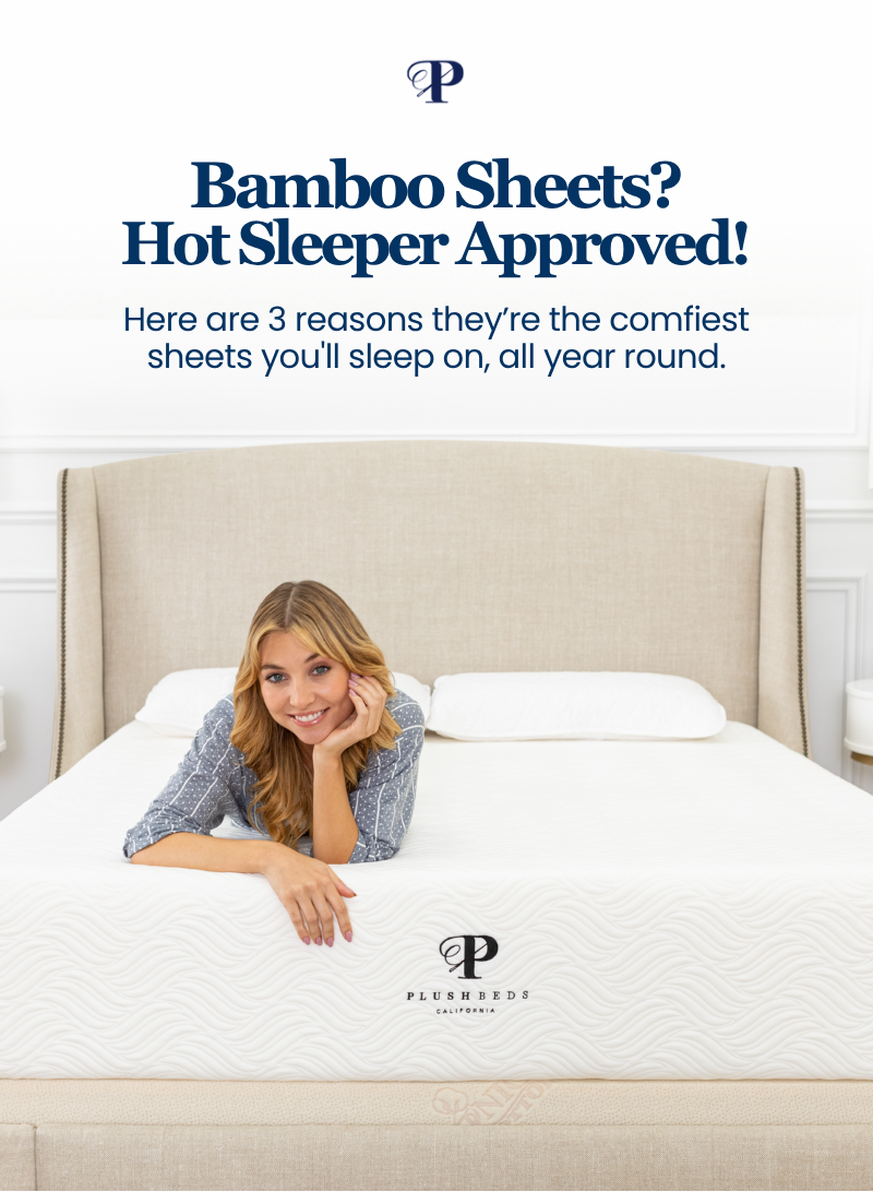 Alt="Bamboo Sheets are Hot Sleeper Approved"