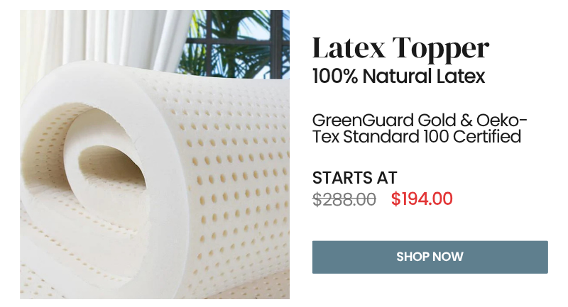 Alt="Organic Latex Topper"