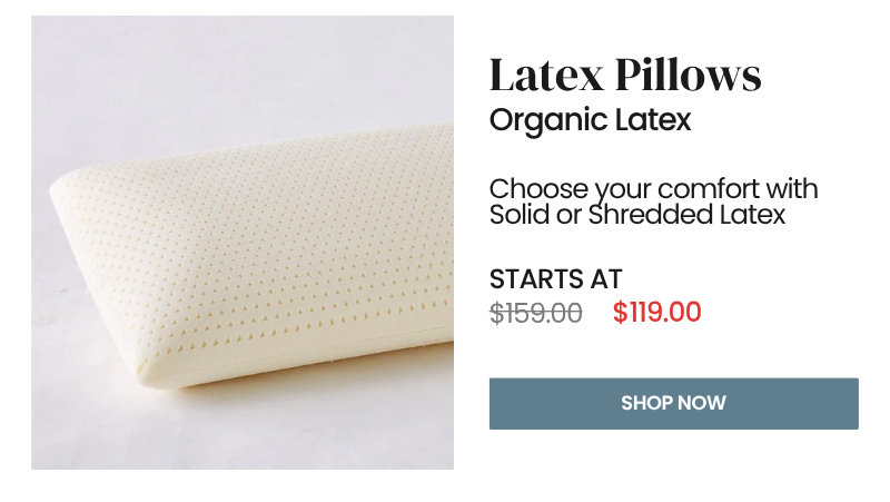 Alt="Solid Latex Pillow"