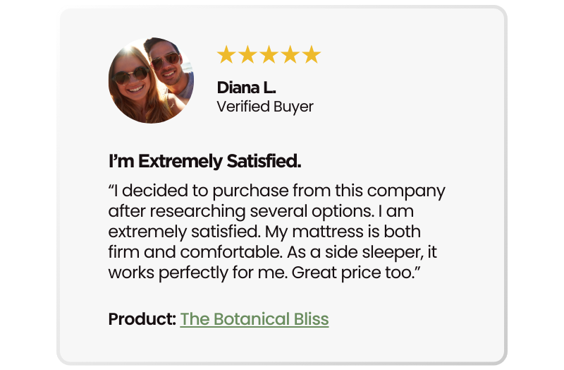 Alt="Botanical Bliss Mattress"