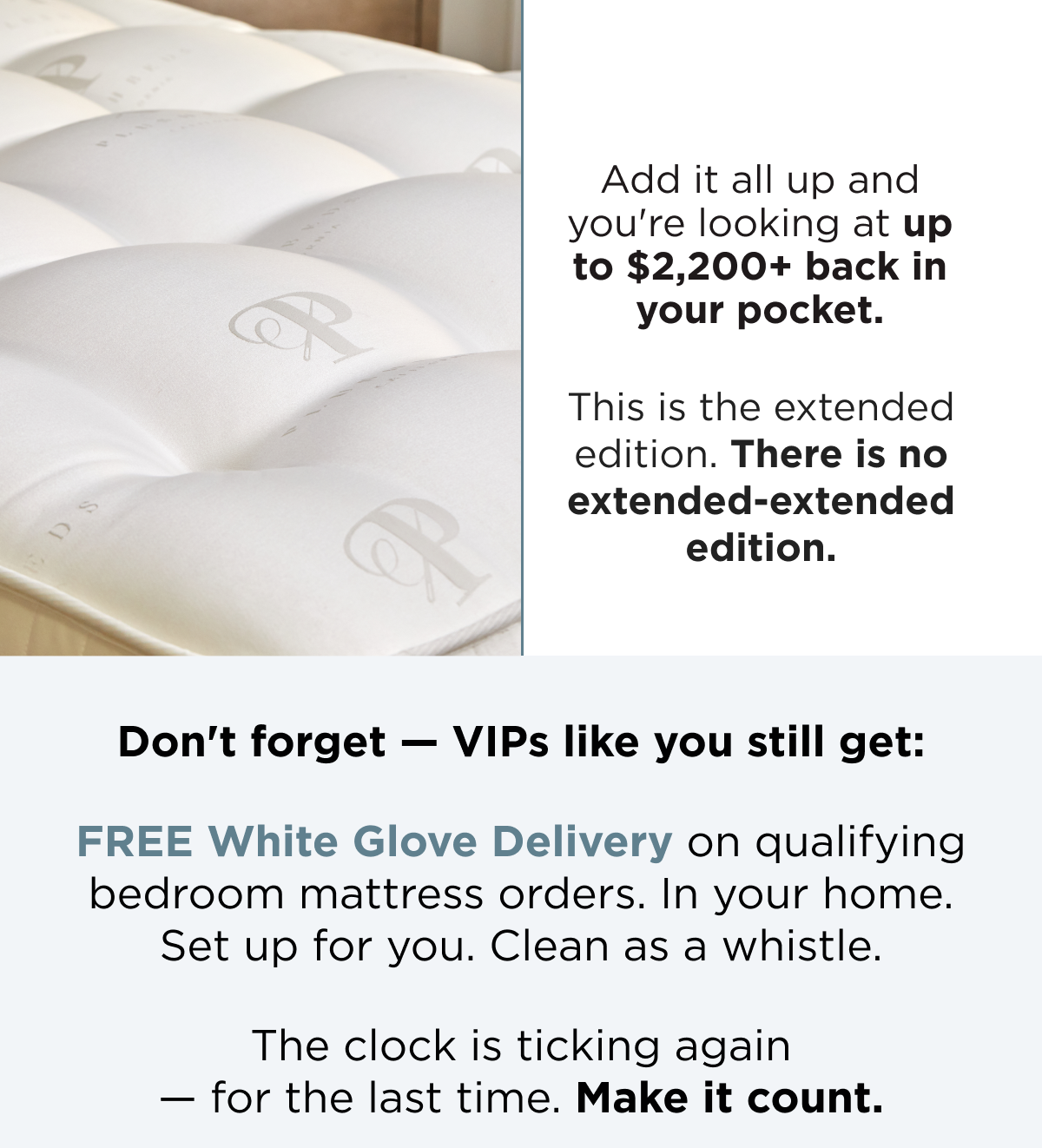 FREE White Glove Delivery