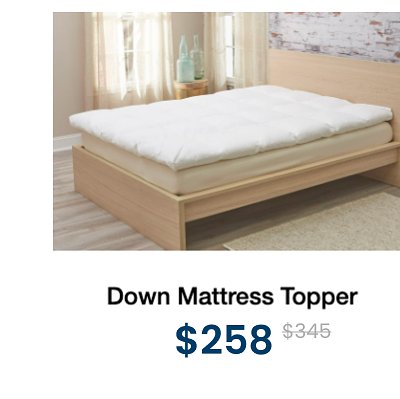 Down Mattress Topper