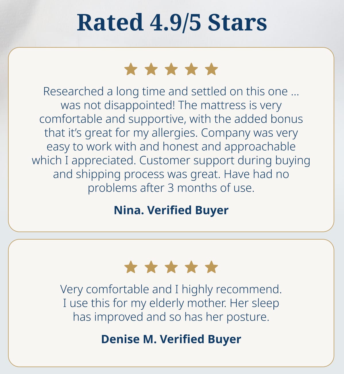 Rated 4.9/5 Stars